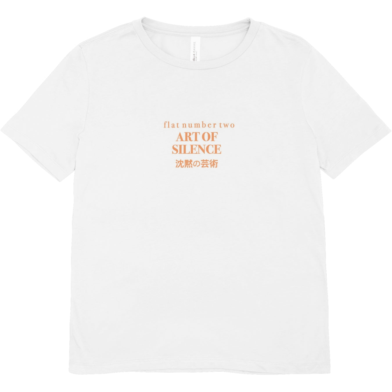 flat number two 'The Art Of Silence' T-Shirt
