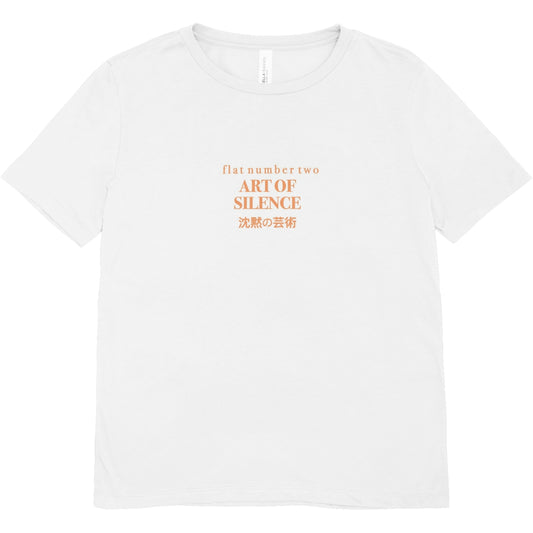 flat number two 'The Art Of Silence' T-Shirt