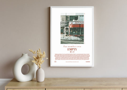 flat number two 'Empty' Print