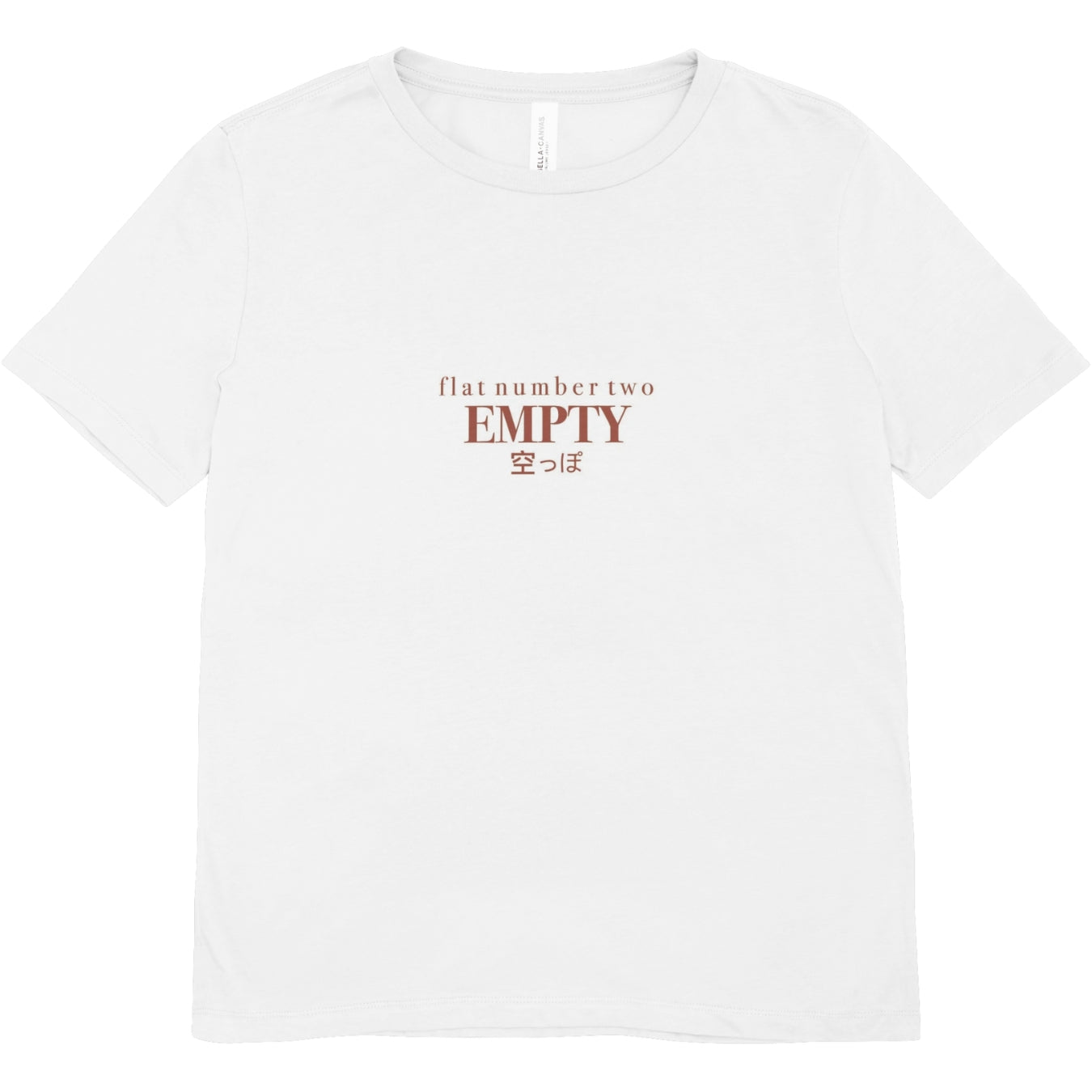 flat number two 'Empty' T-Shirt