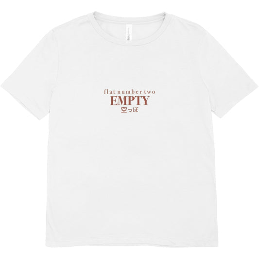 flat number two 'Empty' T-Shirt